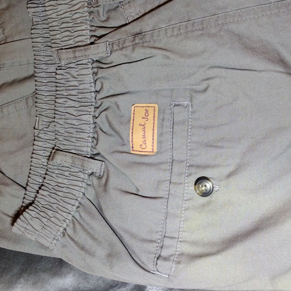 2 Pair Casual Joe by Haband Sz 34/L casual pants - Picture 7 of 8